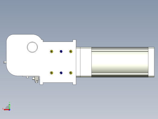德克斯TUNKERS气缸数模KS_125_2_A00_T12_105GRAD后视缩略图