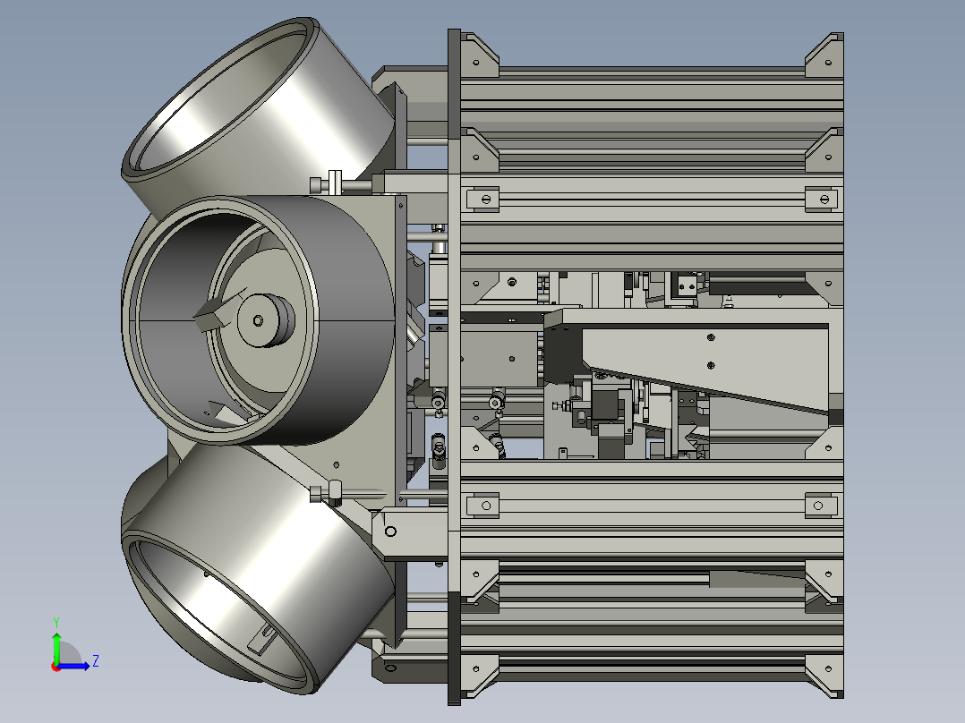 超强喇叭扩音器左视图