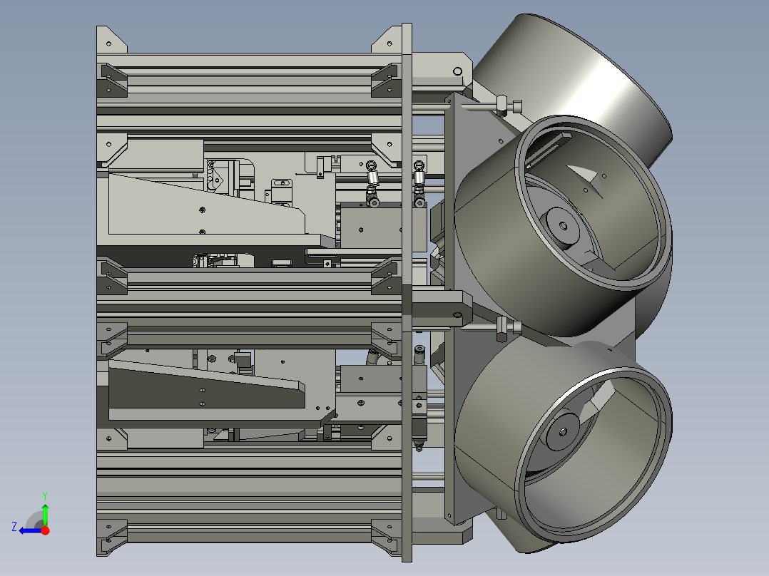 超强喇叭扩音器右视图