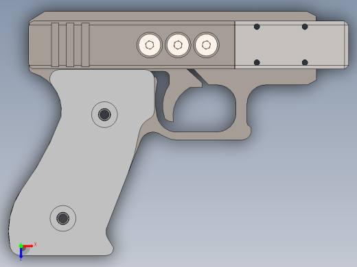 手枪国标gb22俯视缩略图