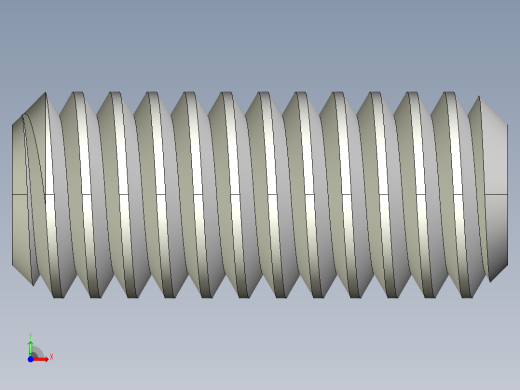 DIN 913-ISO 4026 固定螺钉-M2.5 L=6.STEP前视缩略图