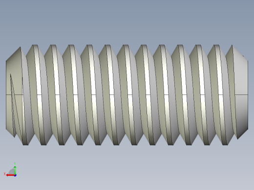 DIN 913-ISO 4026 固定螺钉-M2.5 L=6.STEP后视缩略图