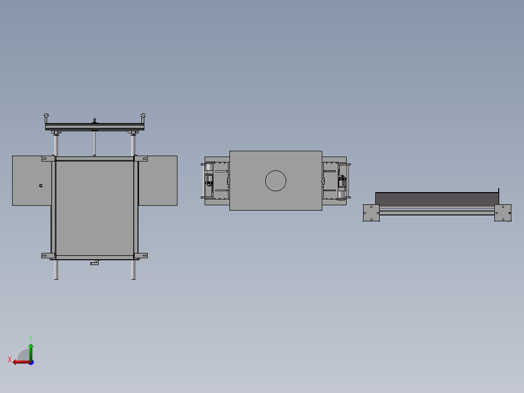 冲床上下料专机后视图