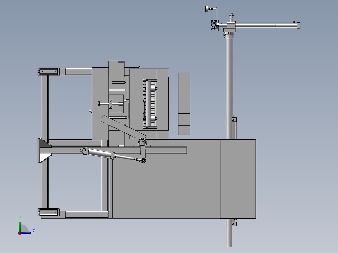 冲床上下料专机左视图