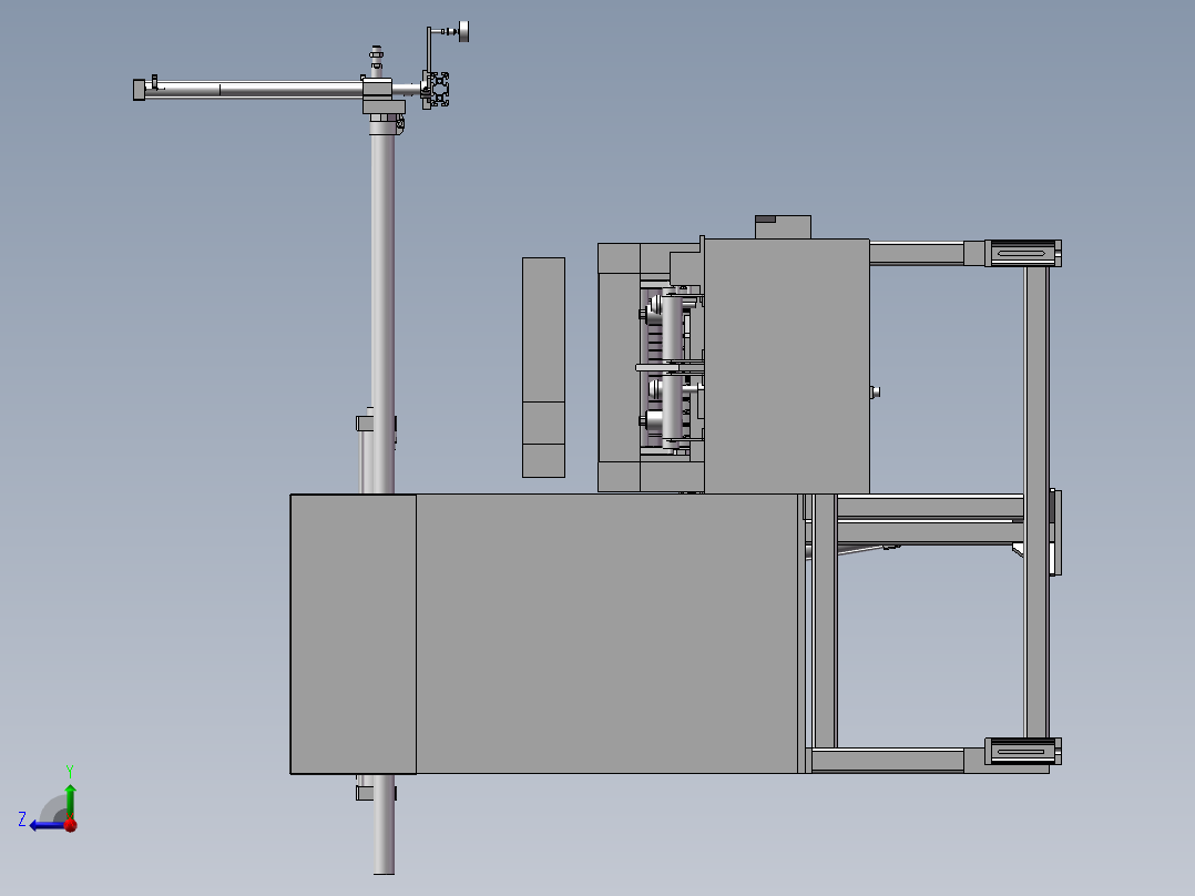 冲床上下料专机右视图