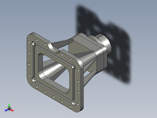 方形多轴器壳体
