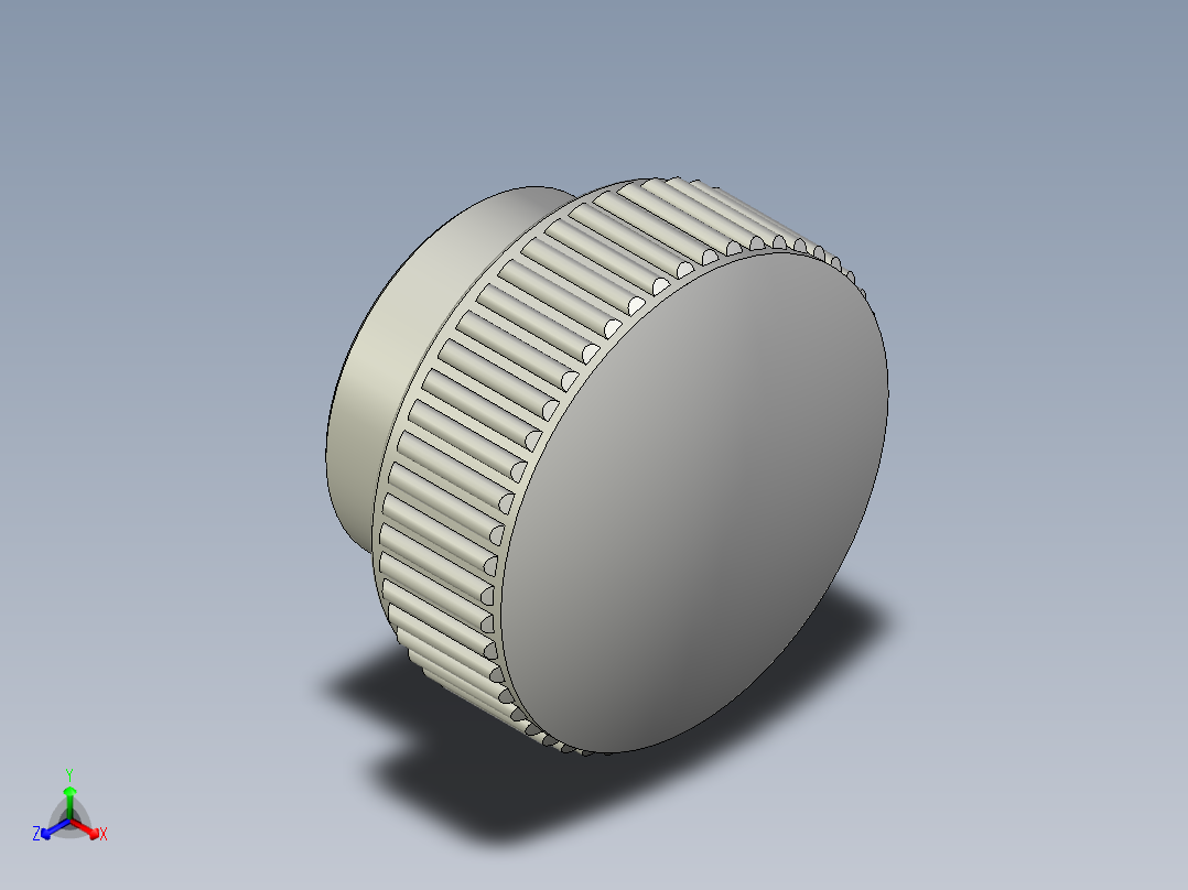 把手(凸紋)B.193-3D多系列多零件图纸模型主视图
