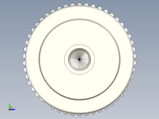 把手(凸紋)B.193-3D多系列多零件图纸模型左视缩略图