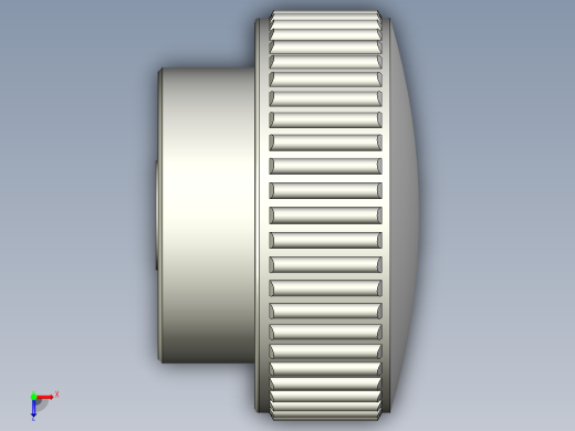 把手(凸紋)B.193-3D多系列多零件图纸模型俯视缩略图