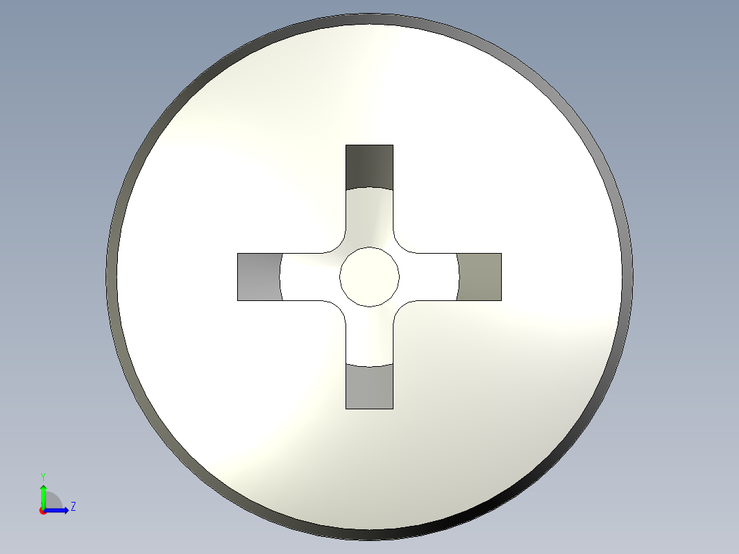 Cross_recessed_head-M5-20-20-4-12-6.stp螺钉-左视图