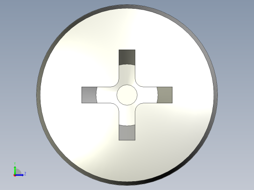 Cross_recessed_head-M5-20-20-4-12-6.stp螺钉-左视缩略图