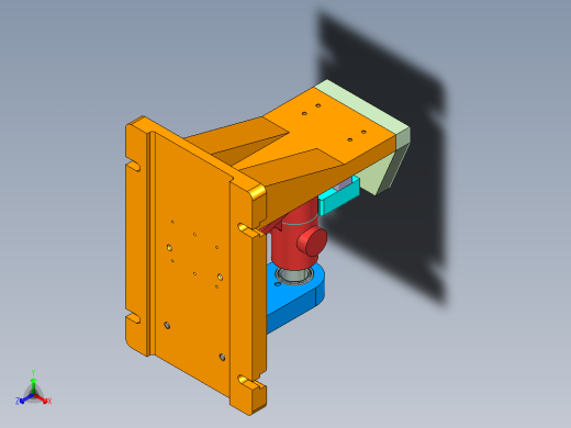 支架铣底面夹具 (2)