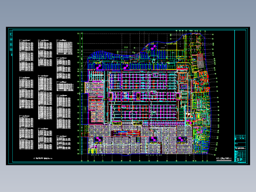 国内大型超市照明施工系列图纸