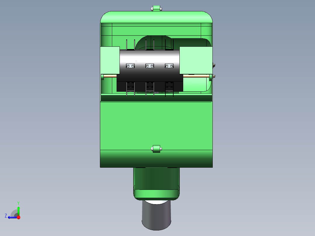 手持式棉花采摘机（sw17+cad）右视图