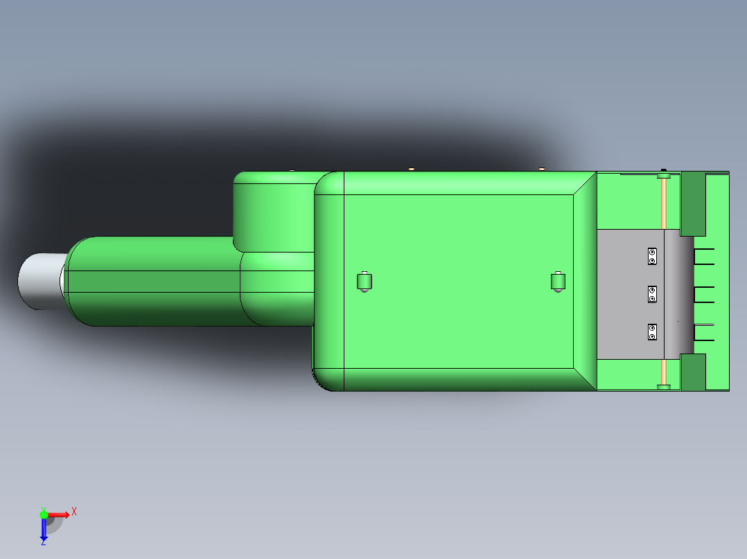 手持式棉花采摘机（sw17+cad）俯视图