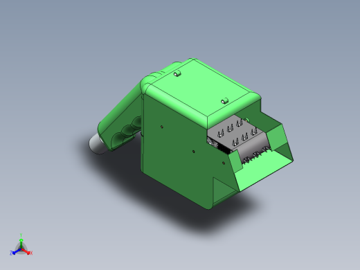 手持式棉花采摘机（sw17+cad）正等轴测缩略图