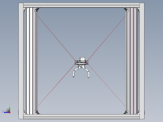 绳驱机器人sw22可编辑右视缩略图