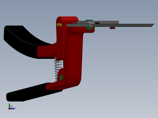 园林剪刀左视缩略图