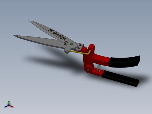 园林剪刀正等轴测缩略图