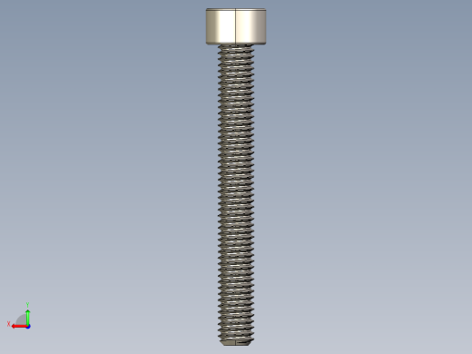 Screw_DIN_912_M6x50F_A2.STEP公制内六角螺钉后视缩略图