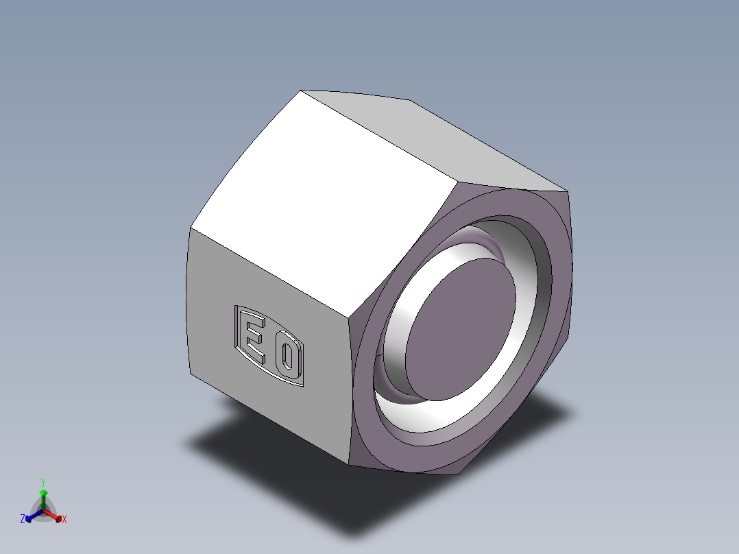 锥孔螺堵、9D-22正等轴测图