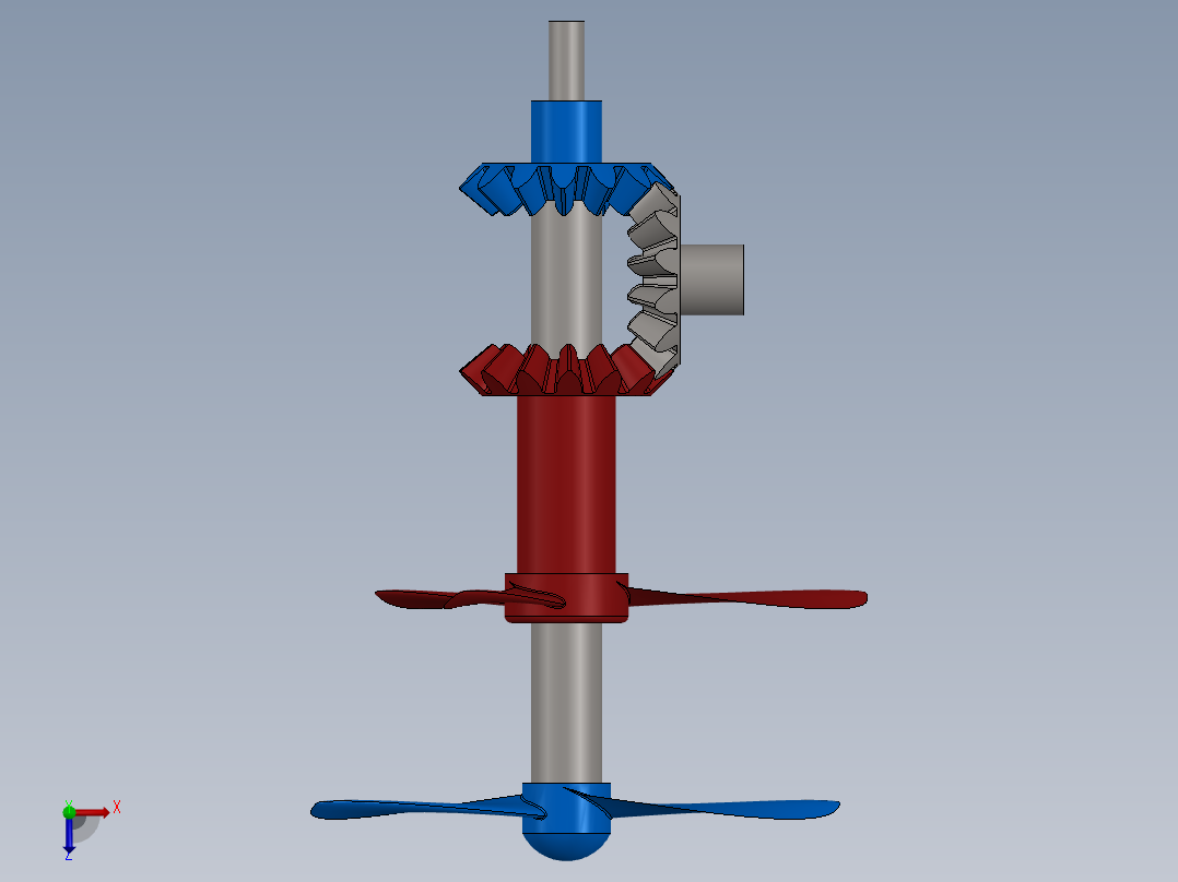 螺旋桨(23)俯视图
