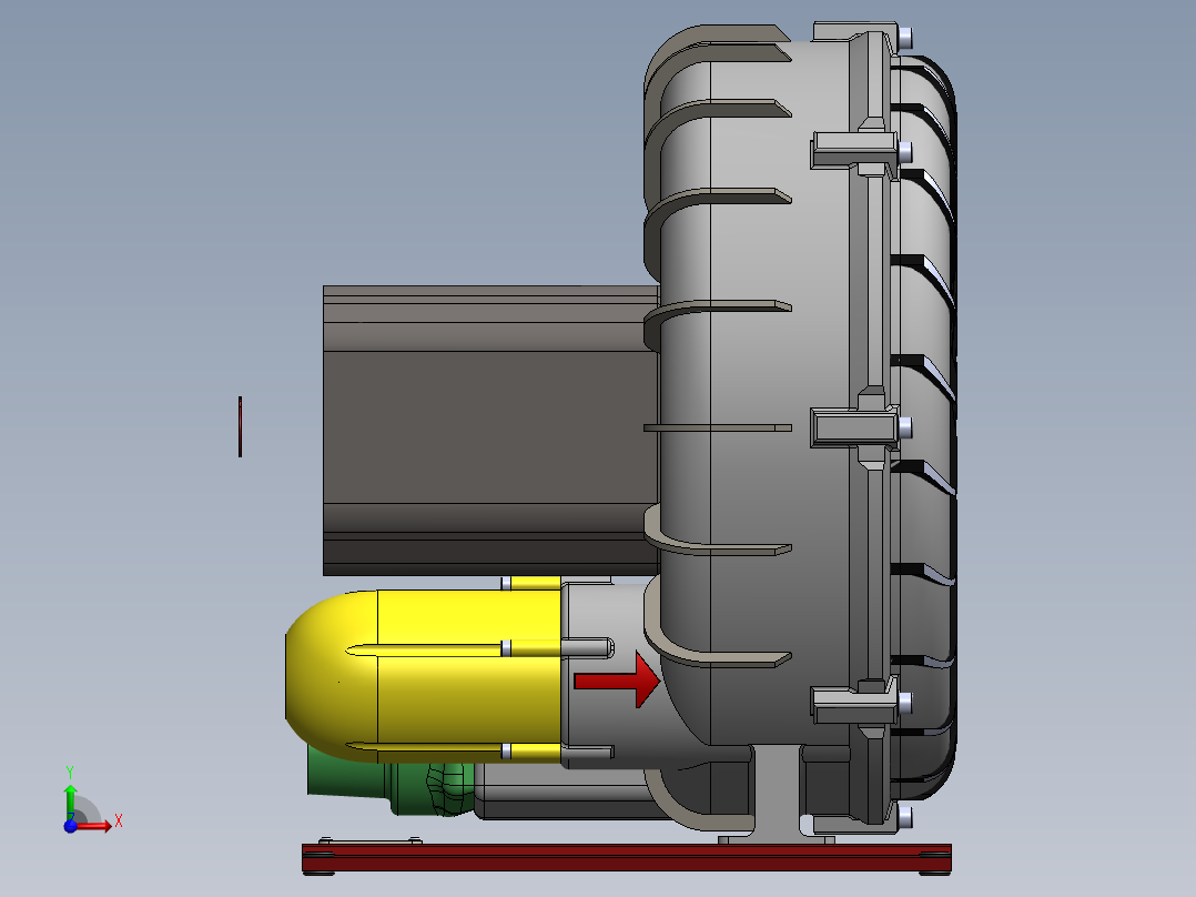 泵、水泵(7)前视图
