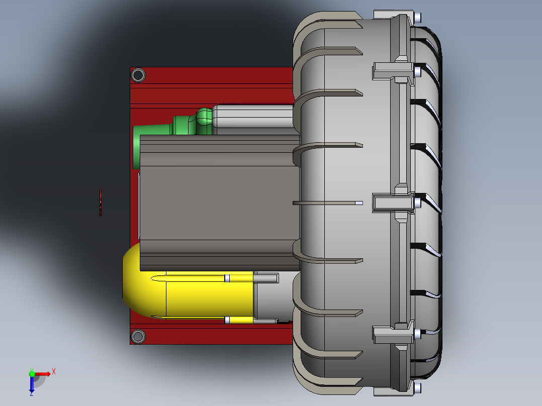 泵、水泵(7)俯视图