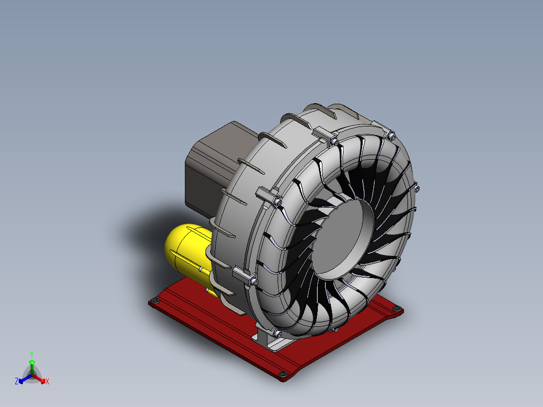 泵、水泵(7)正等轴测图