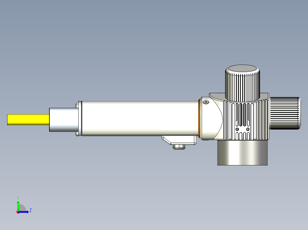 DHCP-200双轴手持脉冲清洗左视图