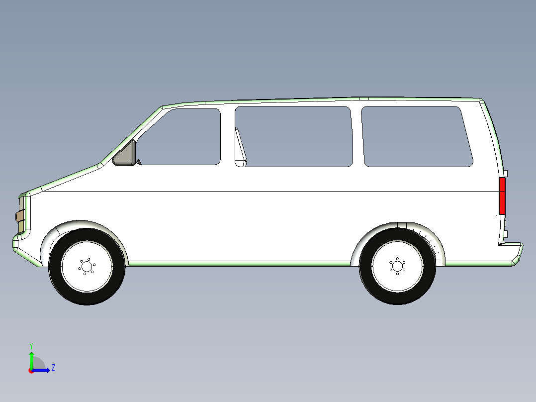 B3003584-阿斯特罗货车房车左视图