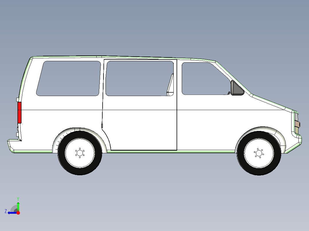 B3003584-阿斯特罗货车房车右视图