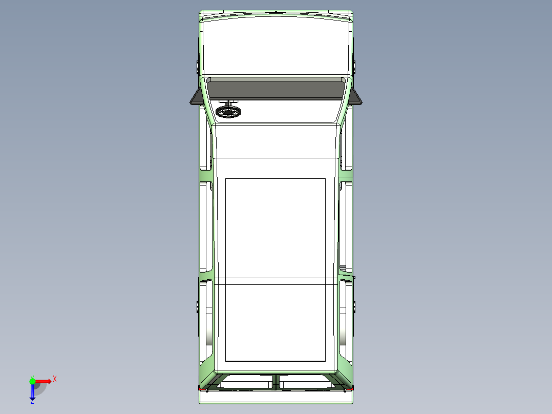 B3003584-阿斯特罗货车房车俯视图