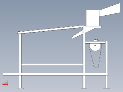 B3004092-谷物分离机振动筛后视缩略图
