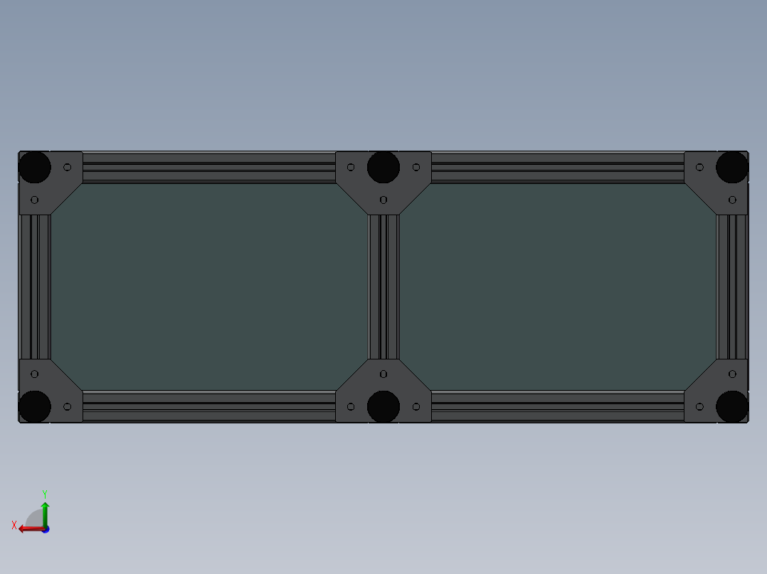 货架、文件存放架后视图