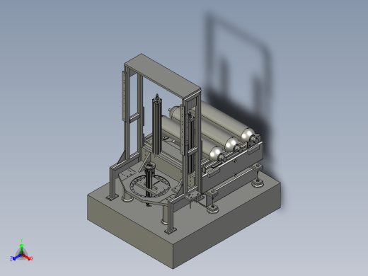 氮气罐升降传送装置