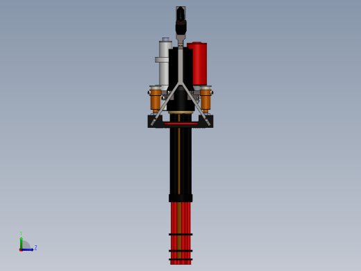 手枪左轮冲锋枪老式狙击步枪设计3D图纸cgpdesign-academy-mini-gun-design-by-sami-ohran SW左视缩略图