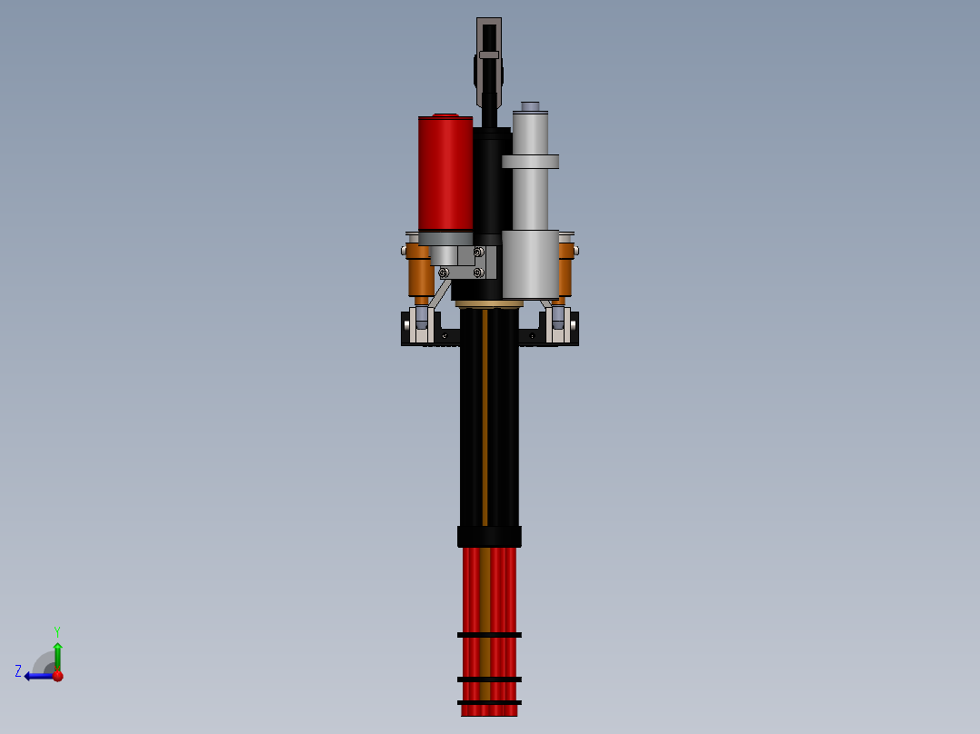 手枪左轮冲锋枪老式狙击步枪设计3D图纸cgpdesign-academy-mini-gun-design-by-sami-ohran SW右视图