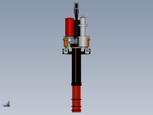 手枪左轮冲锋枪老式狙击步枪设计3D图纸cgpdesign-academy-mini-gun-design-by-sami-ohran SW右视缩略图