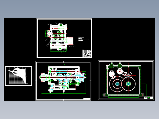 车床320床头箱CAD设计MF35