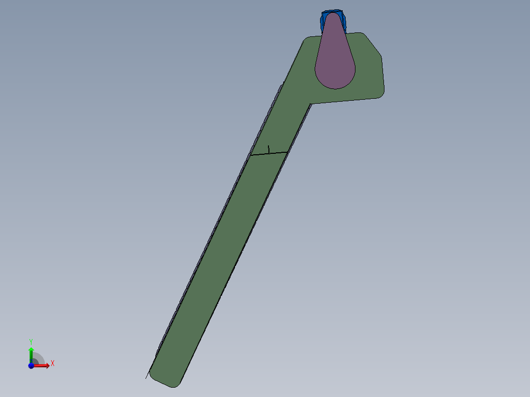 回转式除污格栅机前视图