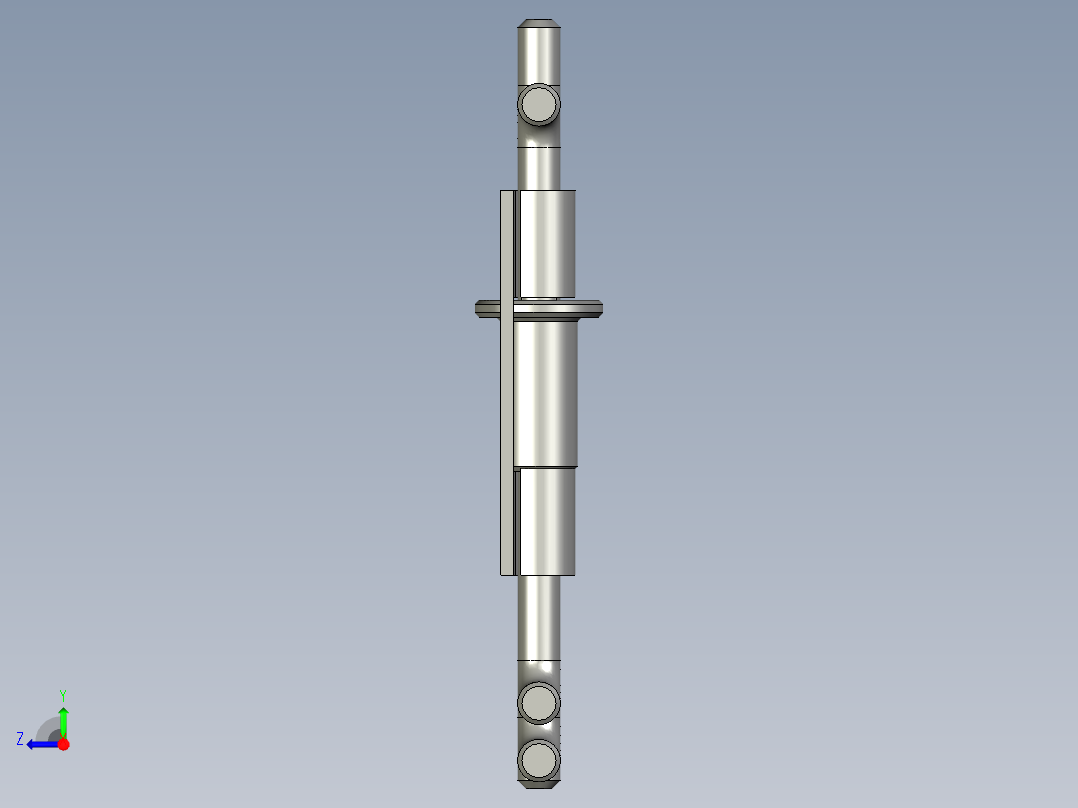Z弹簧插销H1H2-1右视图