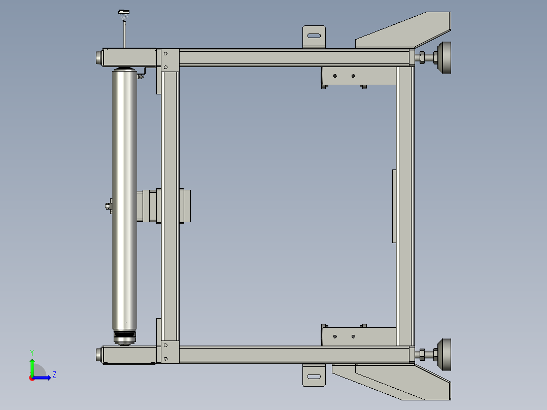 SAPMMZ01-09500NG辊筒线模块左视图