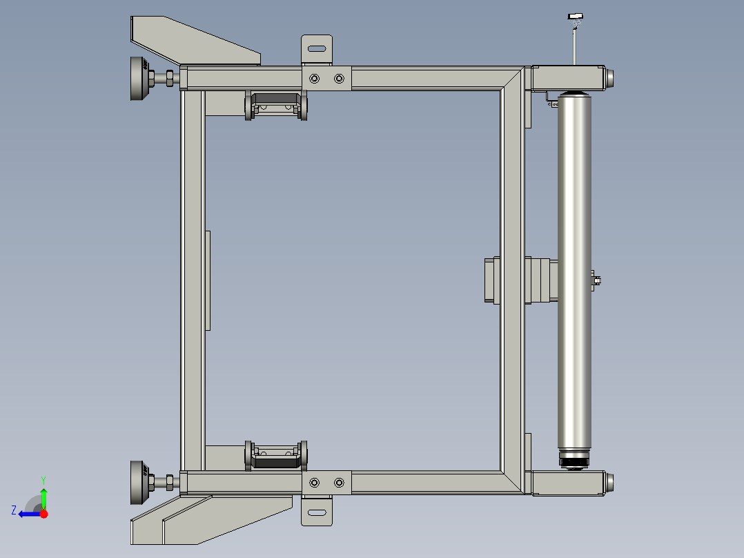 SAPMMZ01-09500NG辊筒线模块右视图