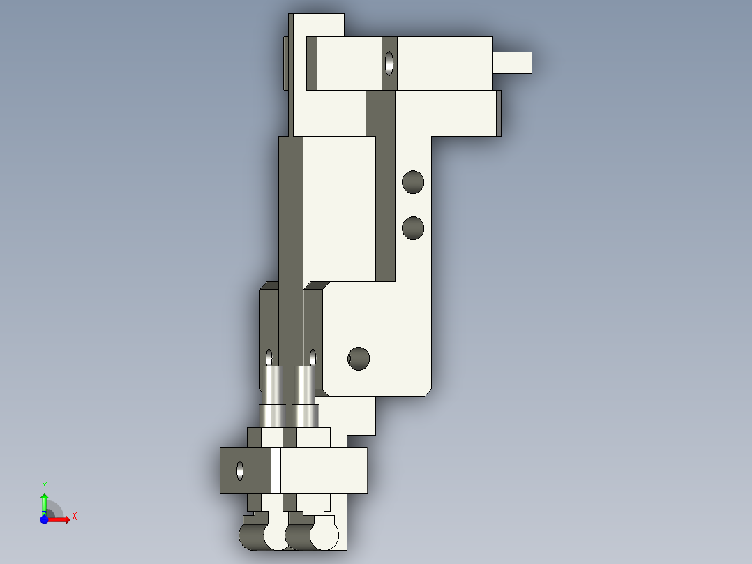 高度扫描前视图