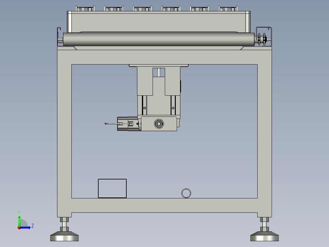 PCB转接线体c左视图