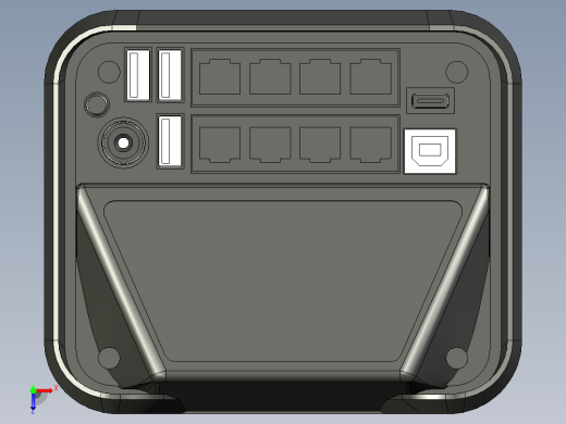 Simagic Alpha Evo 9-12 轴距（单位：纳米）俯视缩略图