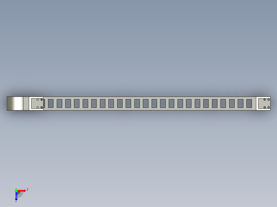 拖链18X37俯视图
