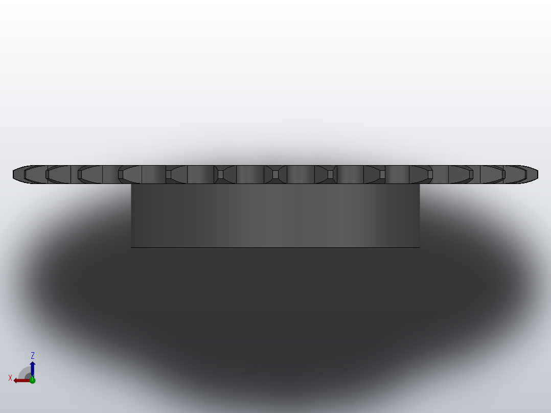 直孔链轮083／084型_30-083／084-1俯视图