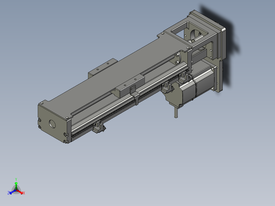 M070-KK86-340-200W-带联轴器反折主视图